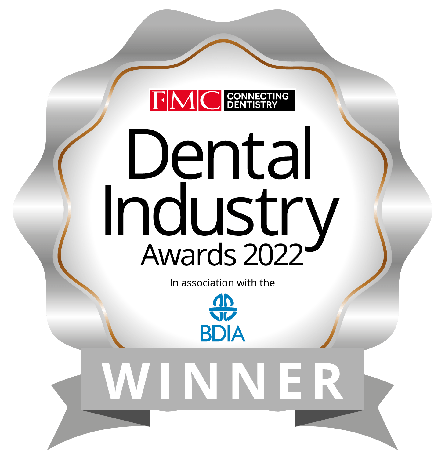 Dental Industry Awards 2022 Winner.