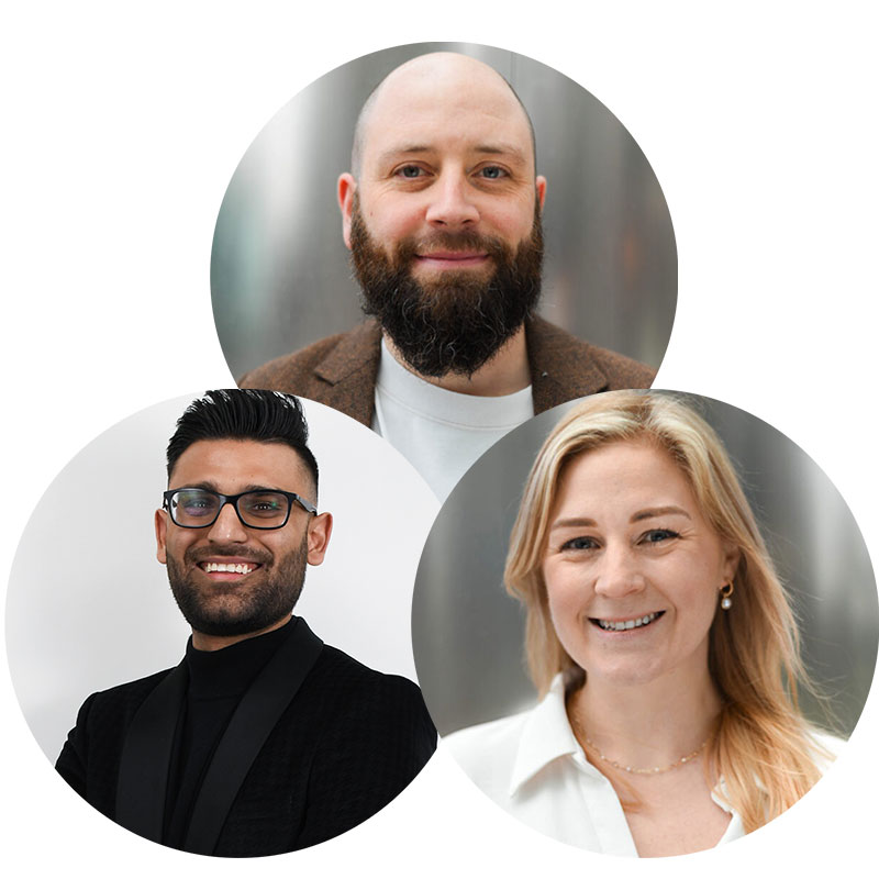 Tom Hart, Rahil Kumar, Anna Roberts